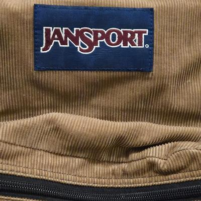 Jansport Brown Corduroy Backpack