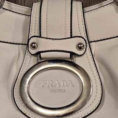 White Prada Purse