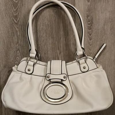 White Prada Purse