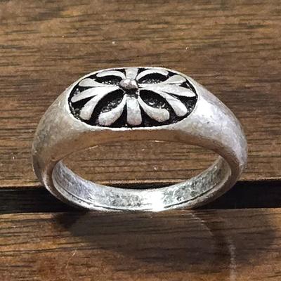 Sterling Silver Cross Ring