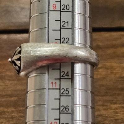 Sterling Silver Cross Ring
