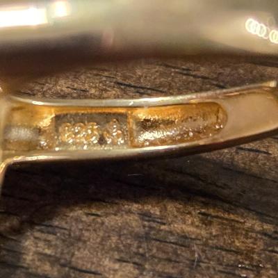 Gold over Sterling Silver Ring