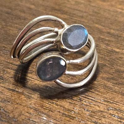 Sterling Silver Adjustable Ring