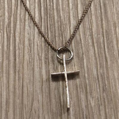 Sterling Silver Cross Necklace