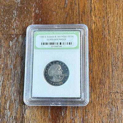 1980-S Susan B Anthony Dollar Coin