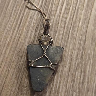 Amethyst and Sterling Silver Necklace