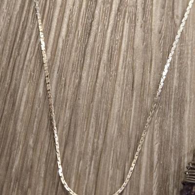 Amethyst & Silver Necklace and extra Pendant