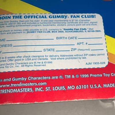 Lot of Three (3) Gumby Space Figures