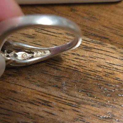 Sterling Silver and Cubic Zirconia Ring