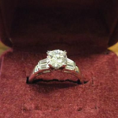 Sterling Silver and Cubic Zirconia Ring