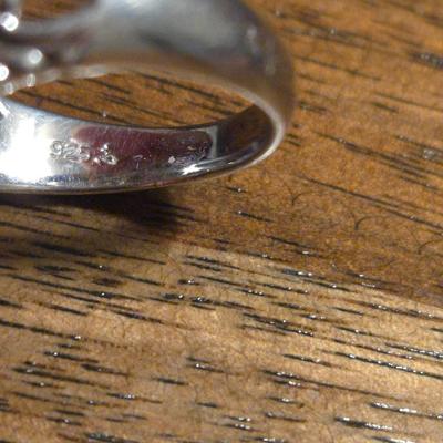 Sterling Silver and Moonstone Ring
