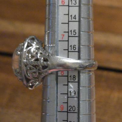 Sterling Silver and Moonstone Ring