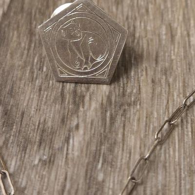 Sterling Silver Koala Necklace and Pin