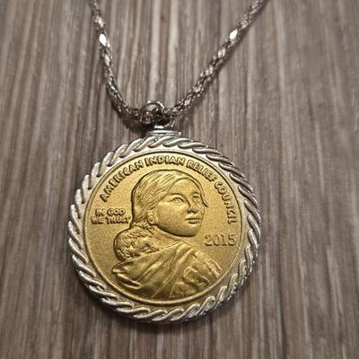 2015 Sacagawea Coin Necklace