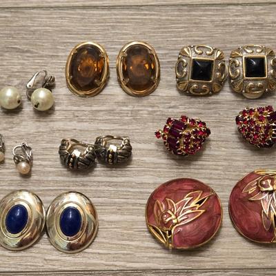 Clip Earrings Lot