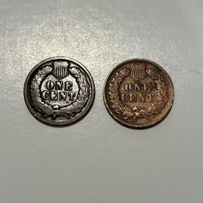 1889 & 1897 Indian Head Cents