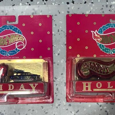 1996 Hot Wheels Holiday Collection Cars - Lot of Four (4)