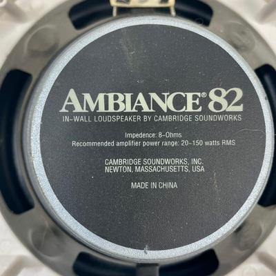 2 Pair of In-Wall Speakers: Ambience Cambridge SoundWorks and JBL