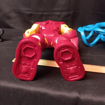 ANIMATED MARVEL IRON MAN & FISHER PRICE IMAGINEXT SEA SERPENT