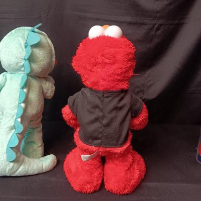 SESAME STREET DINO STOMP ELMO & LET'S ROCK ELMO BOTH SING AND DANCE