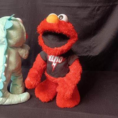 SESAME STREET DINO STOMP ELMO & LET'S ROCK ELMO BOTH SING AND DANCE