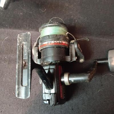 5 FISHING REELS IN NEED OF TLC