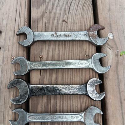 VINTAGE AND ANTIQUE COMBINATION WRENCHES