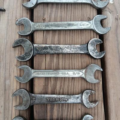 VINTAGE AND ANTIQUE COMBINATION WRENCHES