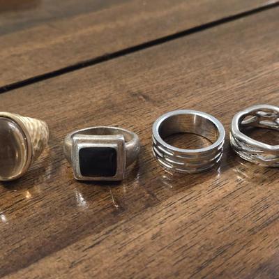 (4) Fashion Rings