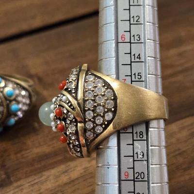 (2) HEIDI DAUS Rings