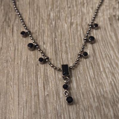 Hematite Necklace and Black Onyx Necklace