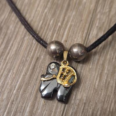 Hematite Necklace and Black Onyx Necklace