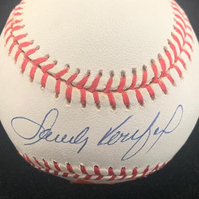 Sandy Koufax Signed Baseball