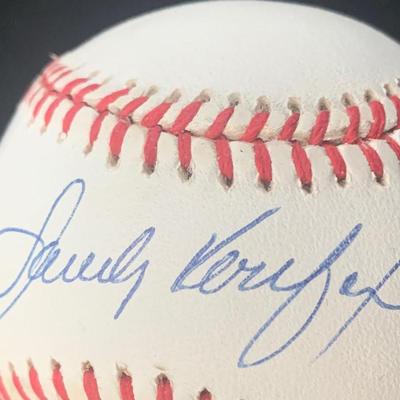Sandy Koufax Signed Baseball