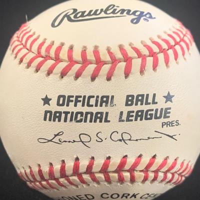 Pee Wee Reese Signed Baseball