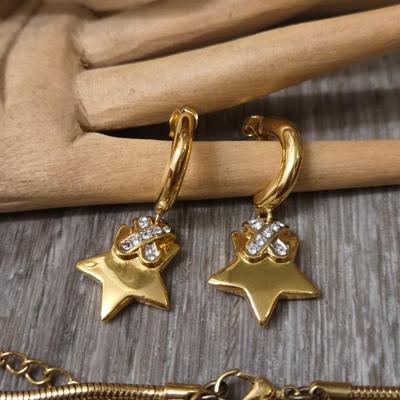 Star Necklace and Earring Set