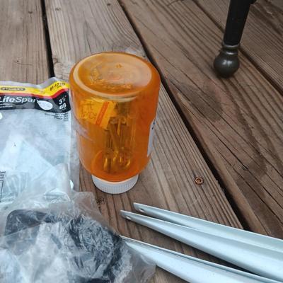 HOUSEHOLD HARDWARE AND A CLAMSHELL TOTE