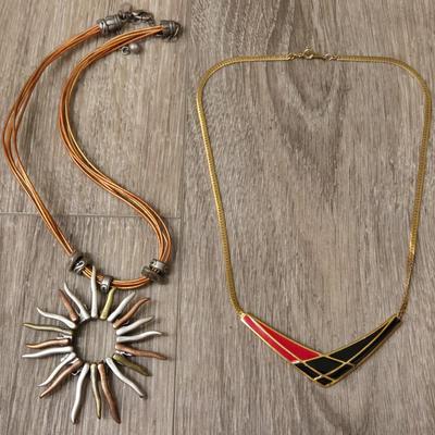(2) Fashion Necklaces