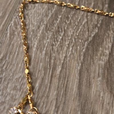 Gold Tone Necklaces and Earrings