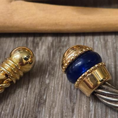 Gold Tone Cuff Bracelets