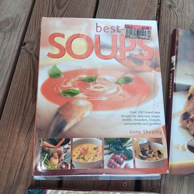 5 LARGE COOKBOOKS