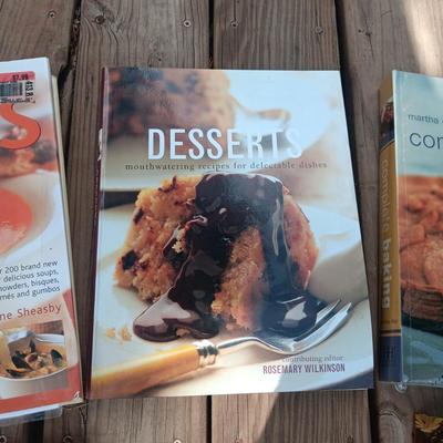 5 LARGE COOKBOOKS
