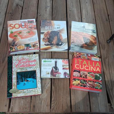 5 LARGE COOKBOOKS