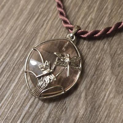(2) Dragonfly Necklaces