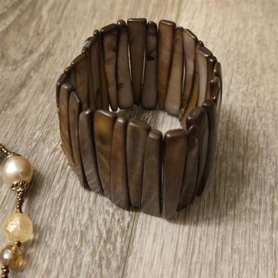Beaded Necklace and Bracelet