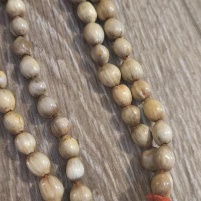 (3) Beaded Necklaces - Seeds and Shells