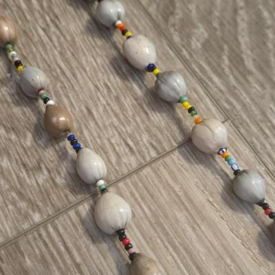 (3) Beaded Necklaces - Seeds and Shells