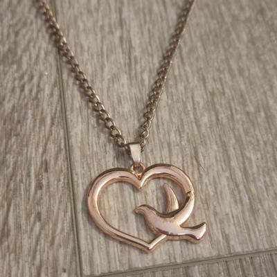Cross. Heart and Triangle Pendant Necklaces