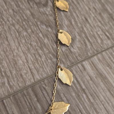 Cross, Leaves, and Heart Necklaces