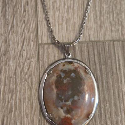 Stone Pendant Necklaces (3)